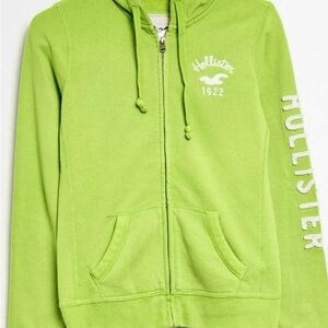 Hollister Womens Medium Green Hoodie Well Loved